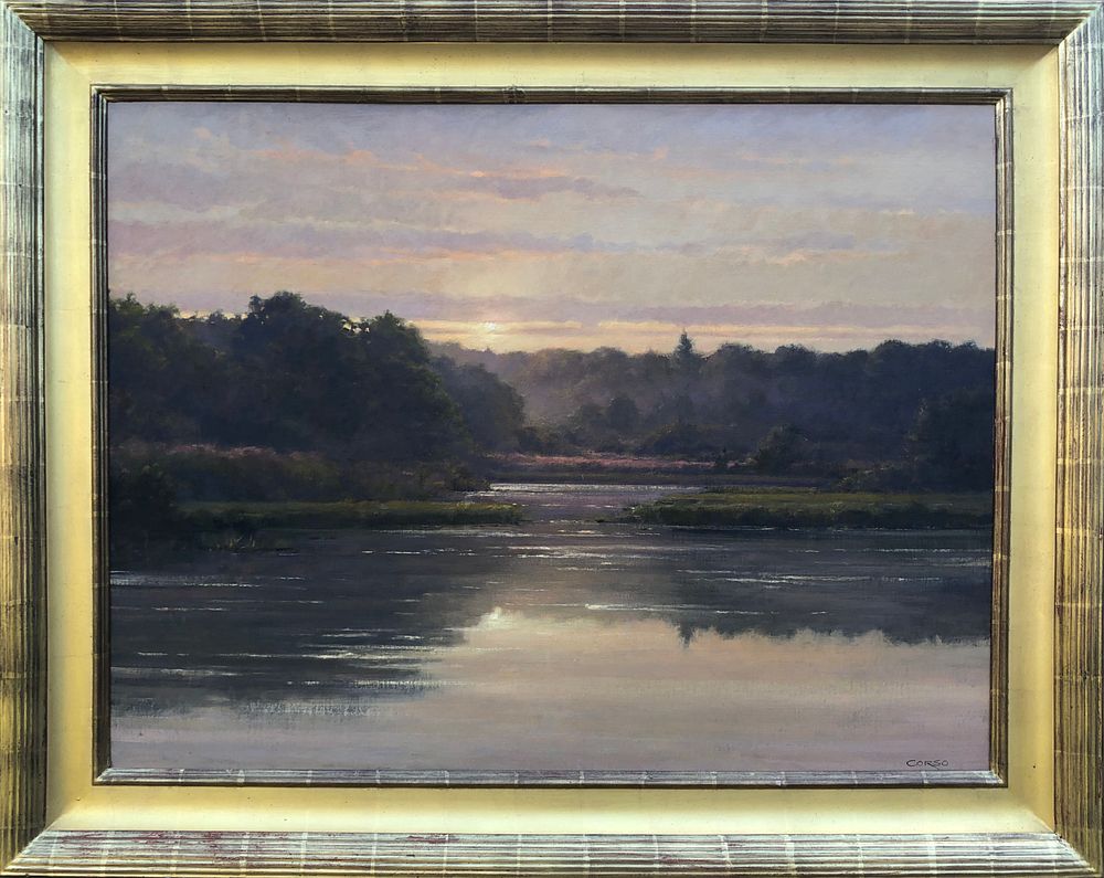 Appraisal: Frank Corso Oil on Board Misty Morning Frank Corso American