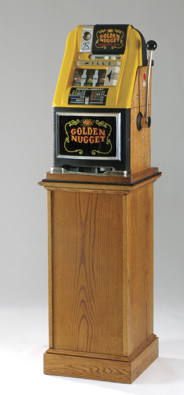 Appraisal: MILLS SLOT MACHINE WITH FLOOR STAND Mills Novelty Co Chicago