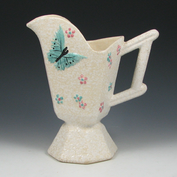 Appraisal: Hull Butterfly B Pitcher - Mint Butterfly pitcher in pebble