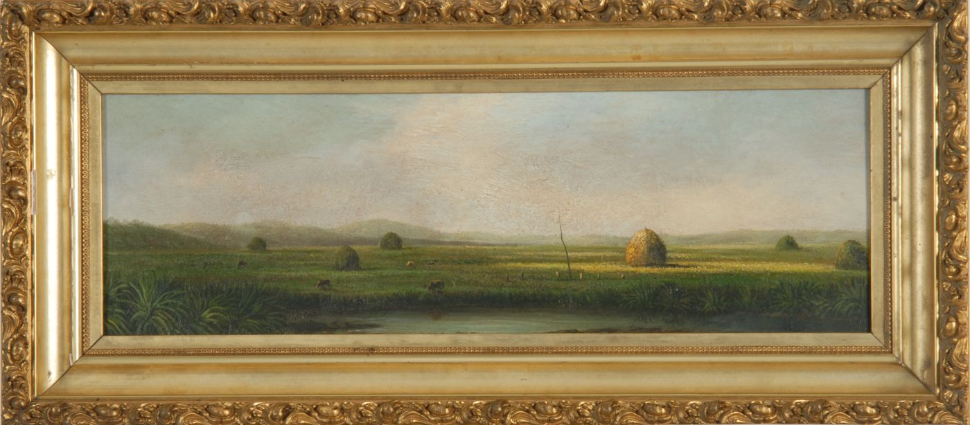 Appraisal: STYLE OF MARTIN JOHNSON HEADEAmerican Late th CenturyMarsh landscape with