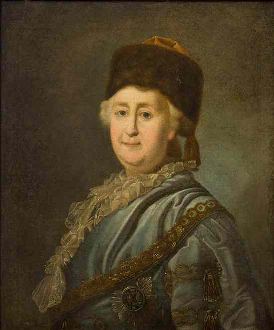 Appraisal: Style of Dimitri Gregoriovitch Levitsky Russian - Portrait of Catherine