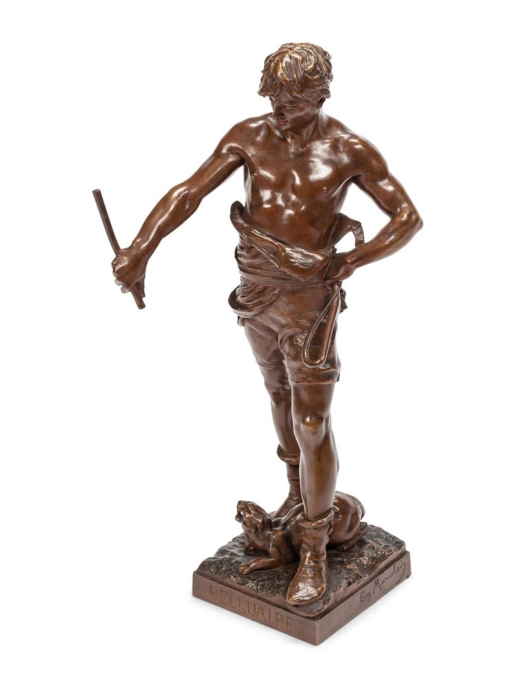 Appraisal: Eugene Marioton French - Eugene Marioton French - Belluaire bronze