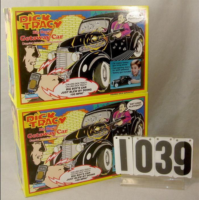 Appraisal: Lot of Dick Tracy big boy's Getaway Car all mint