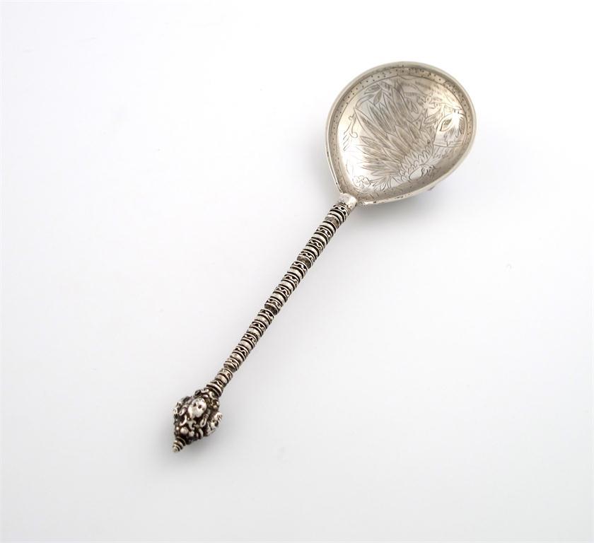 Appraisal: A Norwegian silver spoon