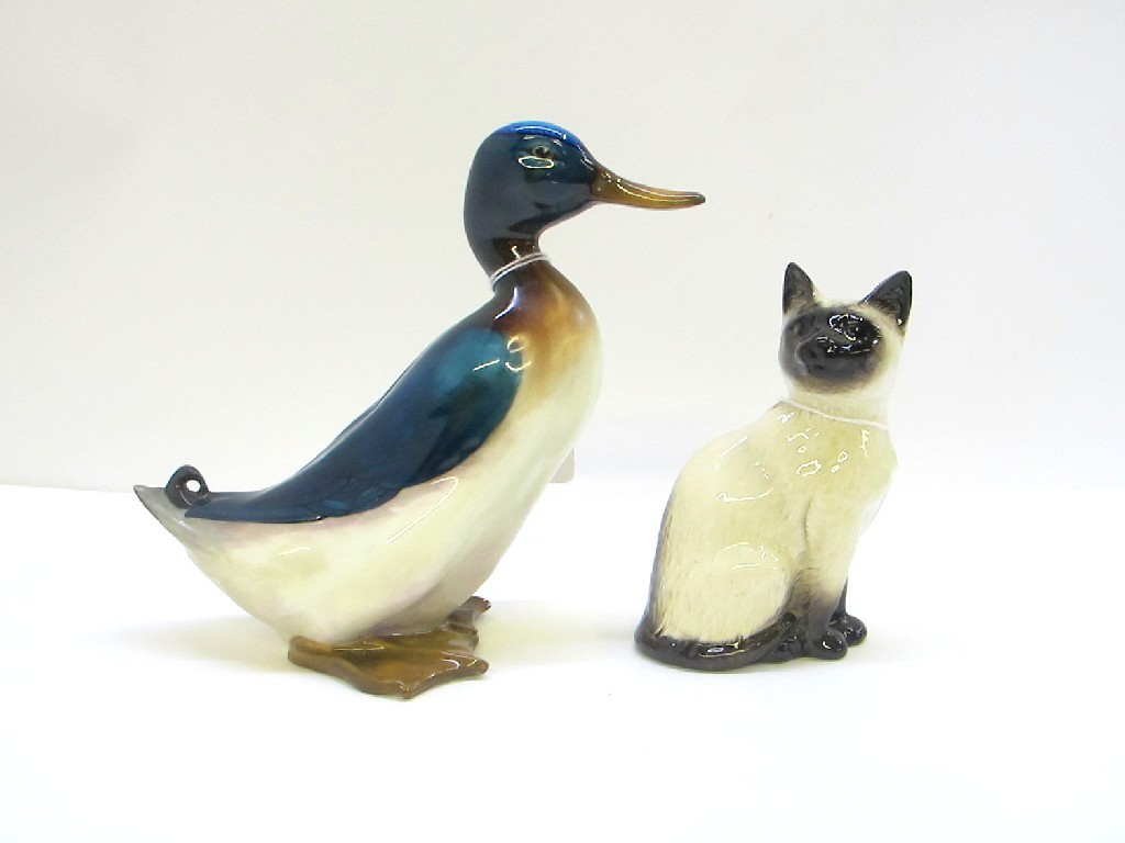 Appraisal: Royal Doulton figure of a duck no and a Beswick