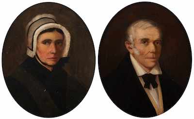 Appraisal: A Pair of Portraits of a Distinguished Couple Anonymous The