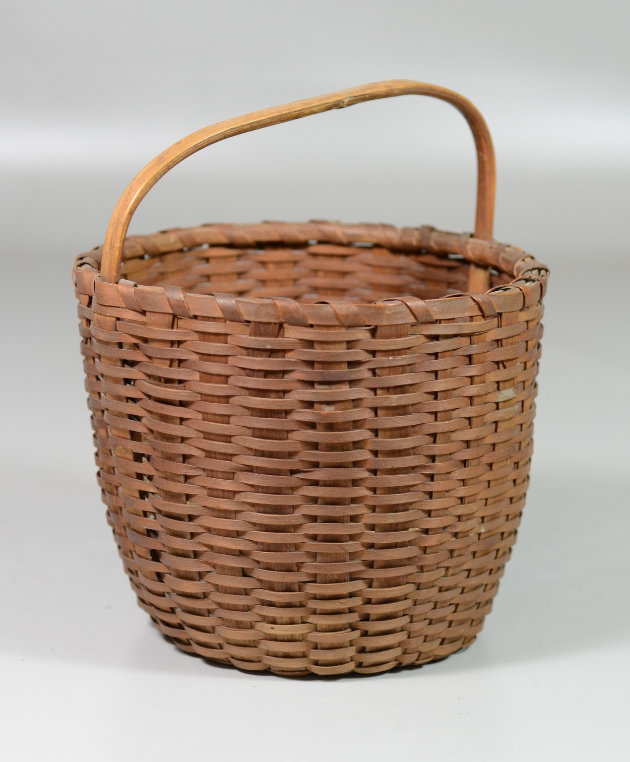 Appraisal: Shaker berry picking basket Enfield NH c excellent color and