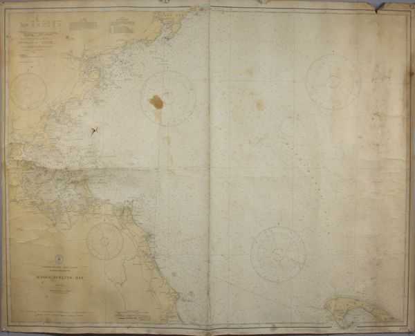 Appraisal: Massachusetts Bay map x Foxing and small hole EST