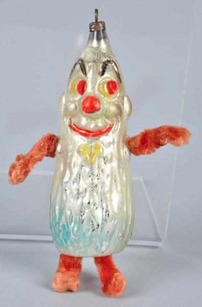 Appraisal: Glass Mr Peanut Christmas Ornament Description Rare Chenille limbs Graet