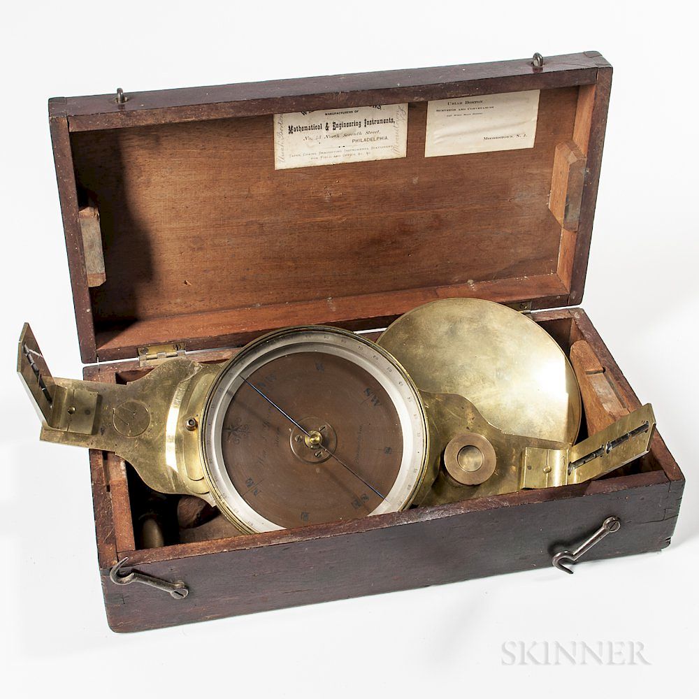 Appraisal: William J Young Vernier Compass William J Young Vernier Compass