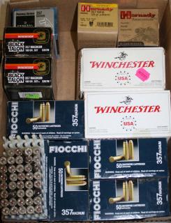 Appraisal: rounds of Magnum ammo Winchester Black Talon Hornady Federal Fiocchi