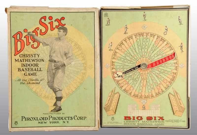 Appraisal: Christy Mathewson Big Six Indoor Baseball Game Description Made by