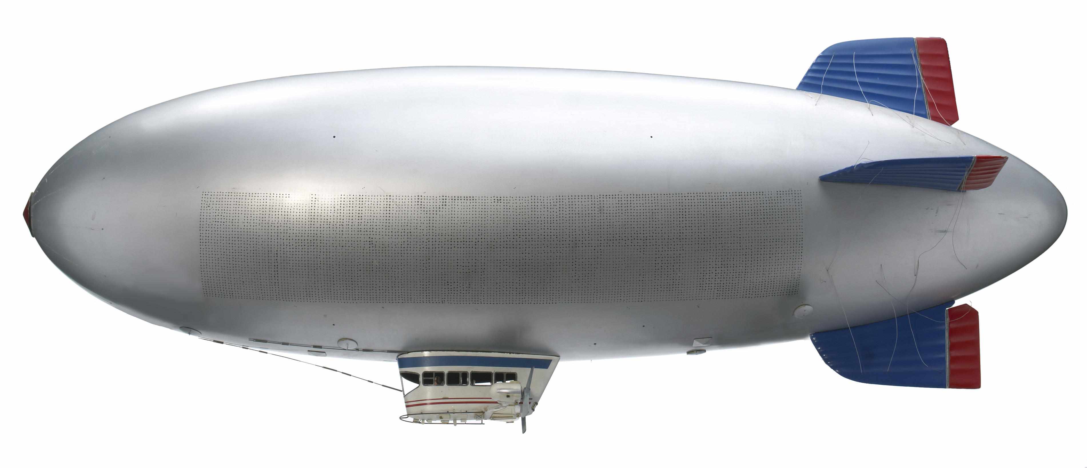 Appraisal: A model of a blimp Used in a variety of