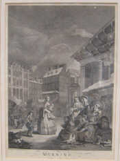 Appraisal: A set of four Hogarth prints Morning Noon Evening and