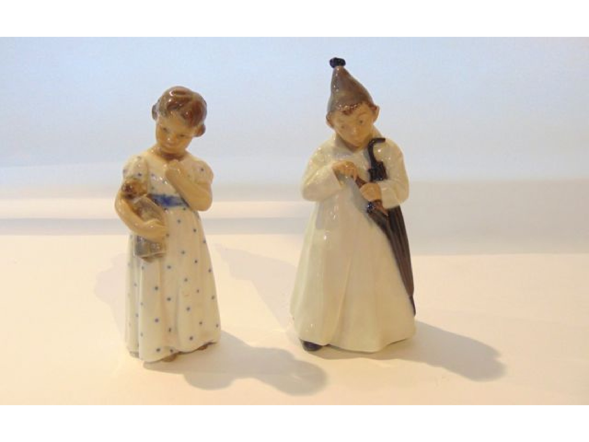 Appraisal: Two Royal Copenhagen figures one of a little girl in