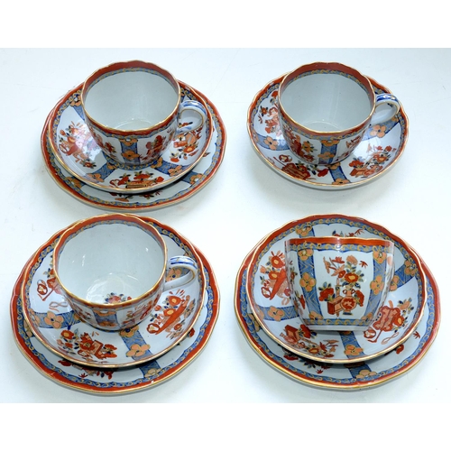 Appraisal: A set of four Davenport Japan pattern Stone China breakfast