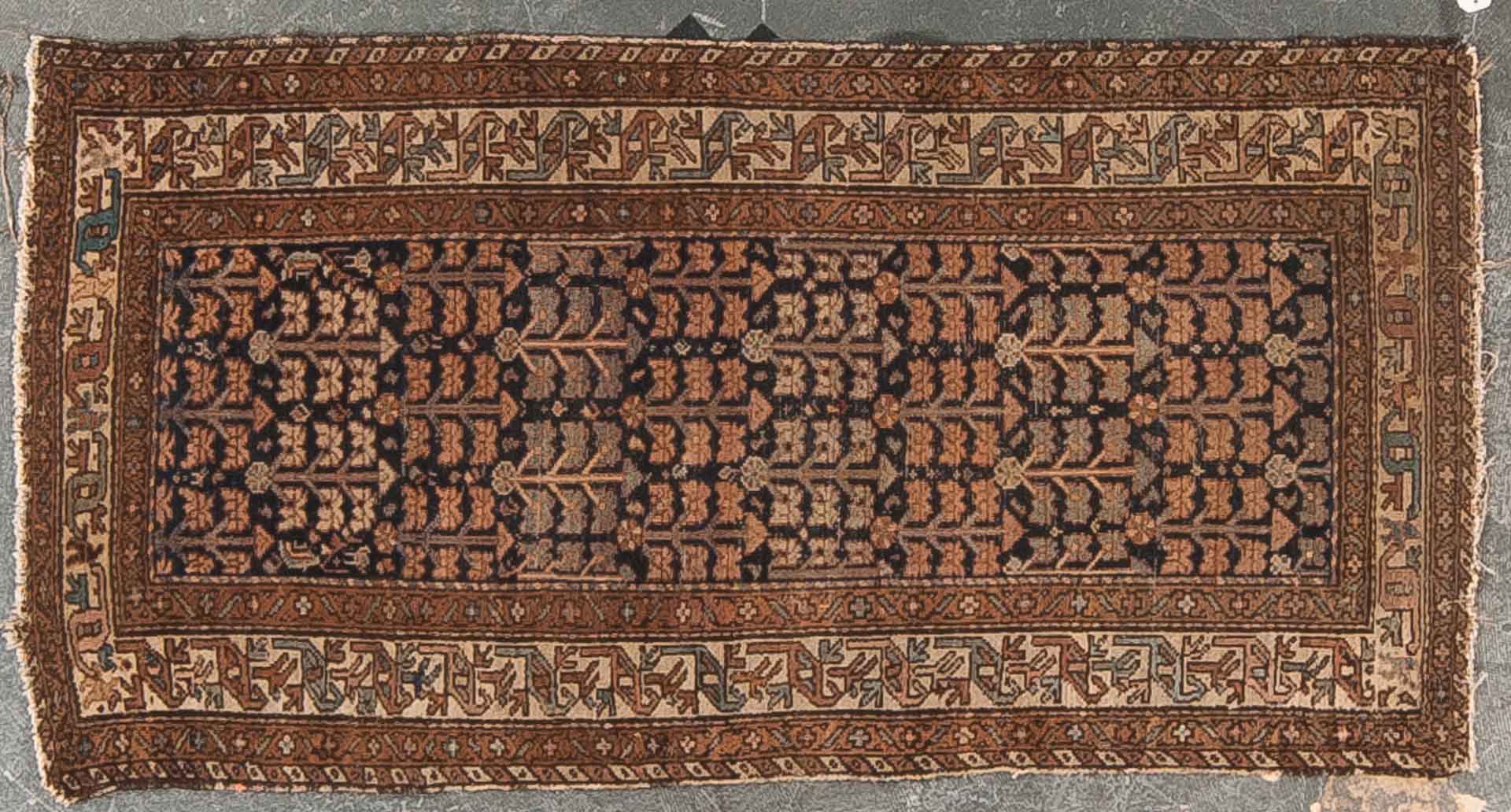 Appraisal: Antique Hamadan rug approx x Persia circa