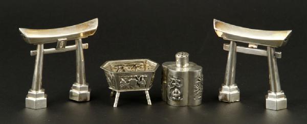 Appraisal: - Sterling Silver Pieces Lot of four assorted sterling silver