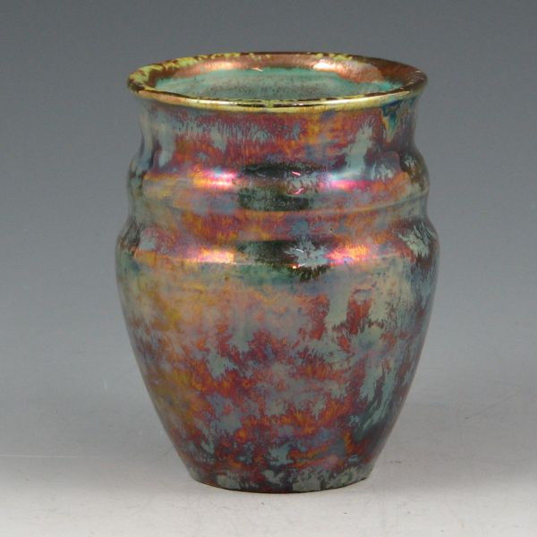 Appraisal: Paul Katrich luster cabinet vessel with outstanding glaze effect The