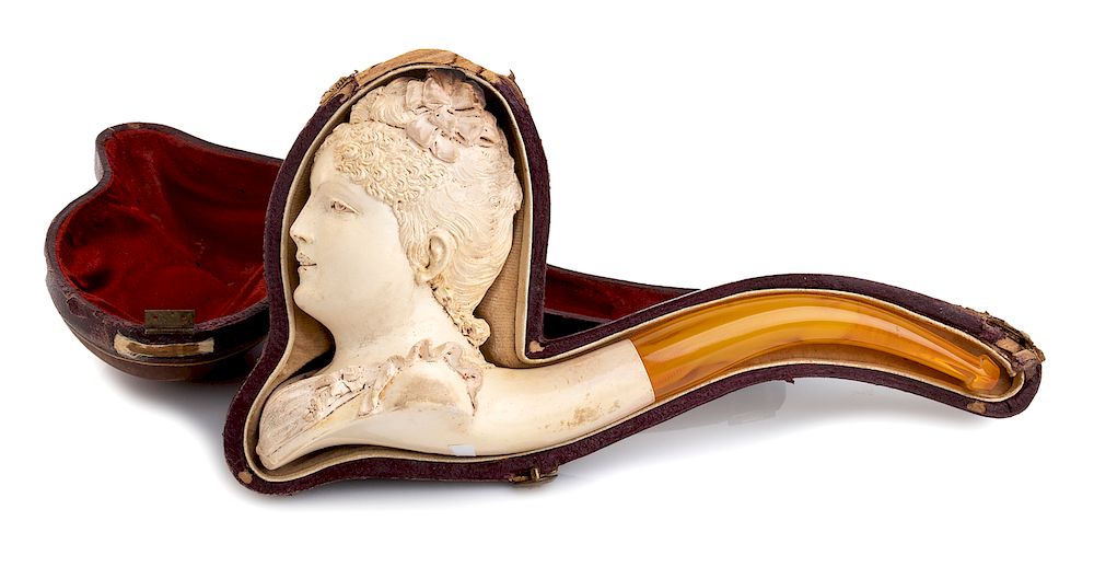 Appraisal: Meerschaum pipe - England late th early th Century Meerschaum