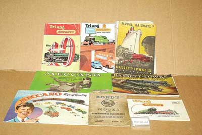 Appraisal: Commercial Model Railway Catalogues by Bassett-Lowke Bonds Meccano and other