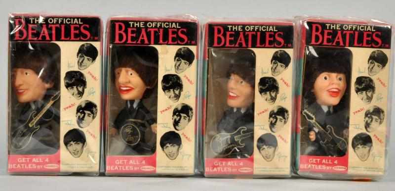 Appraisal: Set of Vintage Remco Beatles Dolls Dolls are vinyl with