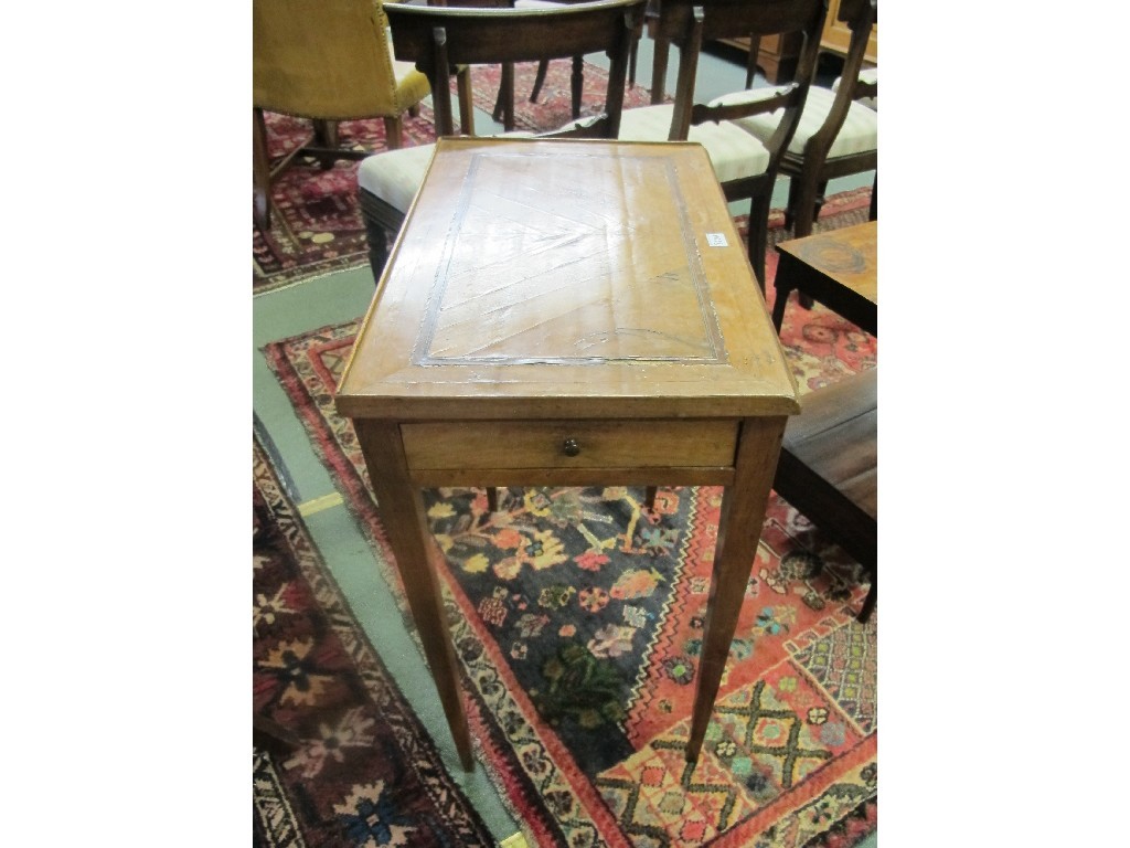 Appraisal: th century marquetry inlaid occasional table Provenance Viscount Strathallan Stobhall