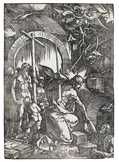 Appraisal: ALBRECHT D RER Christ in Limbo Woodcut x mm x