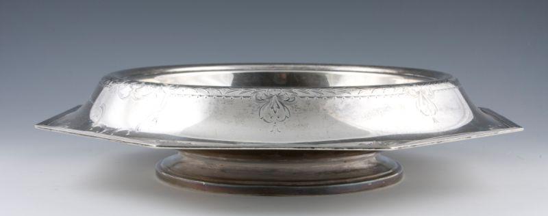 Appraisal: J E Caldwell Sterling Silver Centerbowl in the Queen Anne