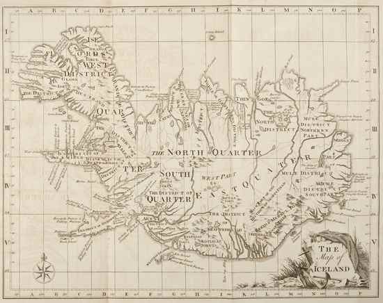 Appraisal: Horrebow Niels The Natural History of Iceland first edition in