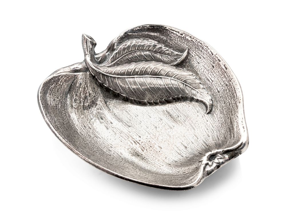 Appraisal: An Italian Silver Candy Dish An Italian Silver Candy Dish