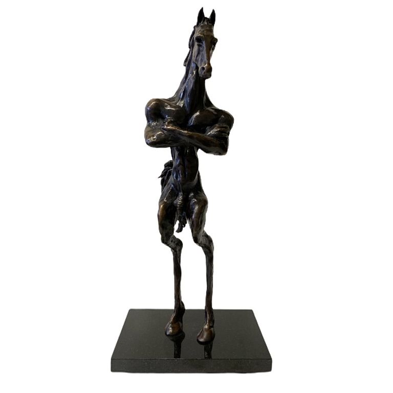 Appraisal: Bronze Stallion Signed KIRK VR Bronze Stallion Signed KIRK VR