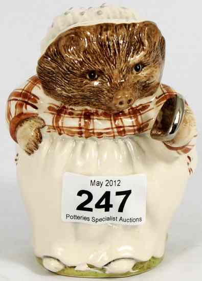 Appraisal: Beswick Large Size Beatrix Potter Figure Mrs Tiggywinkle Gold Version