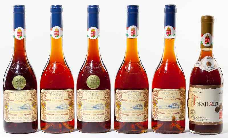 Appraisal: Tokaji Aszu total ml bottlesVintage Puttonyos into neck Vintage Puttonyos