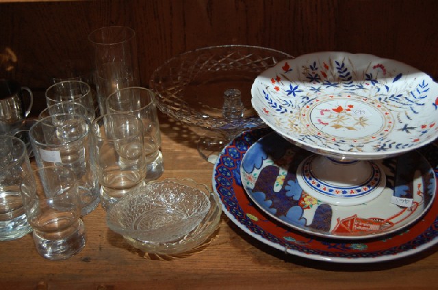 Appraisal: A COLLECTION OF CRYSTAL AND GLASS TABLE WARE Together with