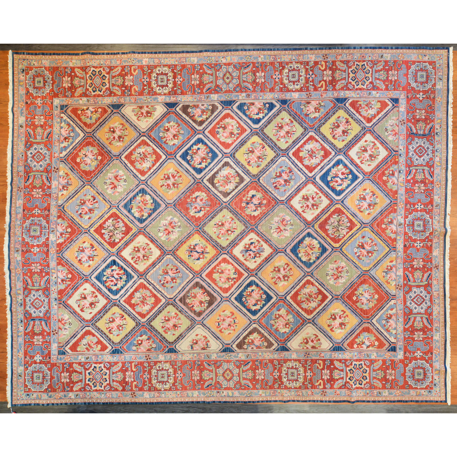 Appraisal: SOUMAK CARPET CHINA X Fourth quarter- th century hand-knotted wool