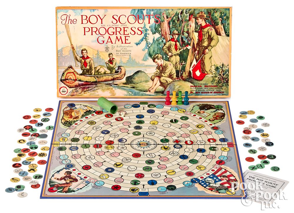 Appraisal: Parker Bros Boy Scouts Progress Game ca Parker Bros Boy