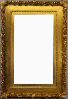 Appraisal: Barbizon Style Antique Carved Gilded Wooden Frame Barbizon Style Antique