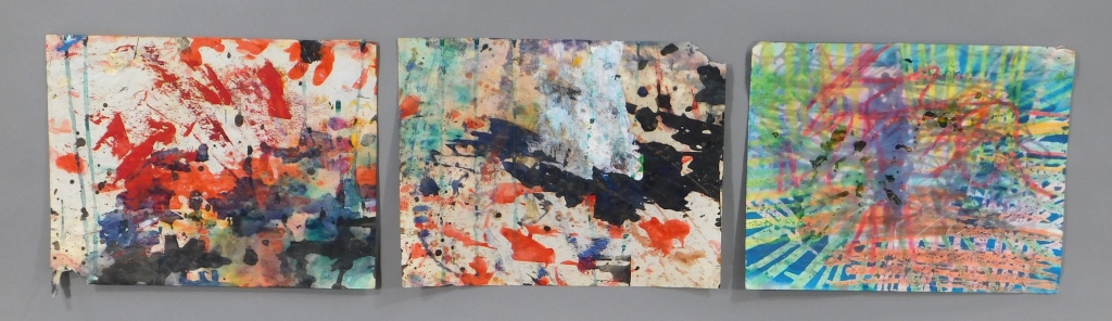 Appraisal: TARO YAMAMOTO ABSTRACT EXPRESSIONIST WC PAINTING Connecticut New York Massachusetts