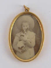 Appraisal: A Russian hallmarked standard approx carat gold locket pendant approx