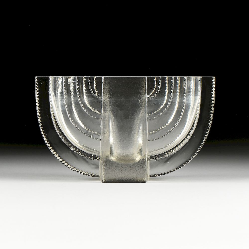 Appraisal: RENE LALIQUE FRENCH - A VILLARD FROSTED AND CLEAR MOLDED