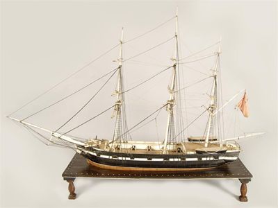 Appraisal: A th century model of a West Indianman ship of