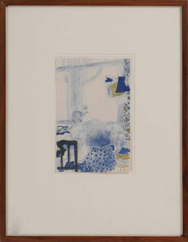 Appraisal: EDUARD VUILLARD - LE COUTURI RE Print initialed in plate