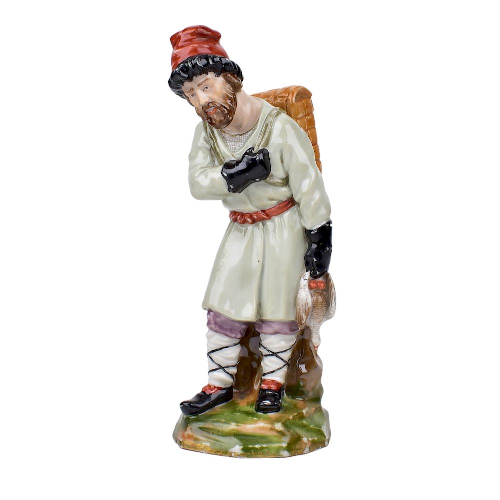 Appraisal: Imperial Russian Porcelain Bird Merchant Imperial Russian Porcelain Manufactory Figure