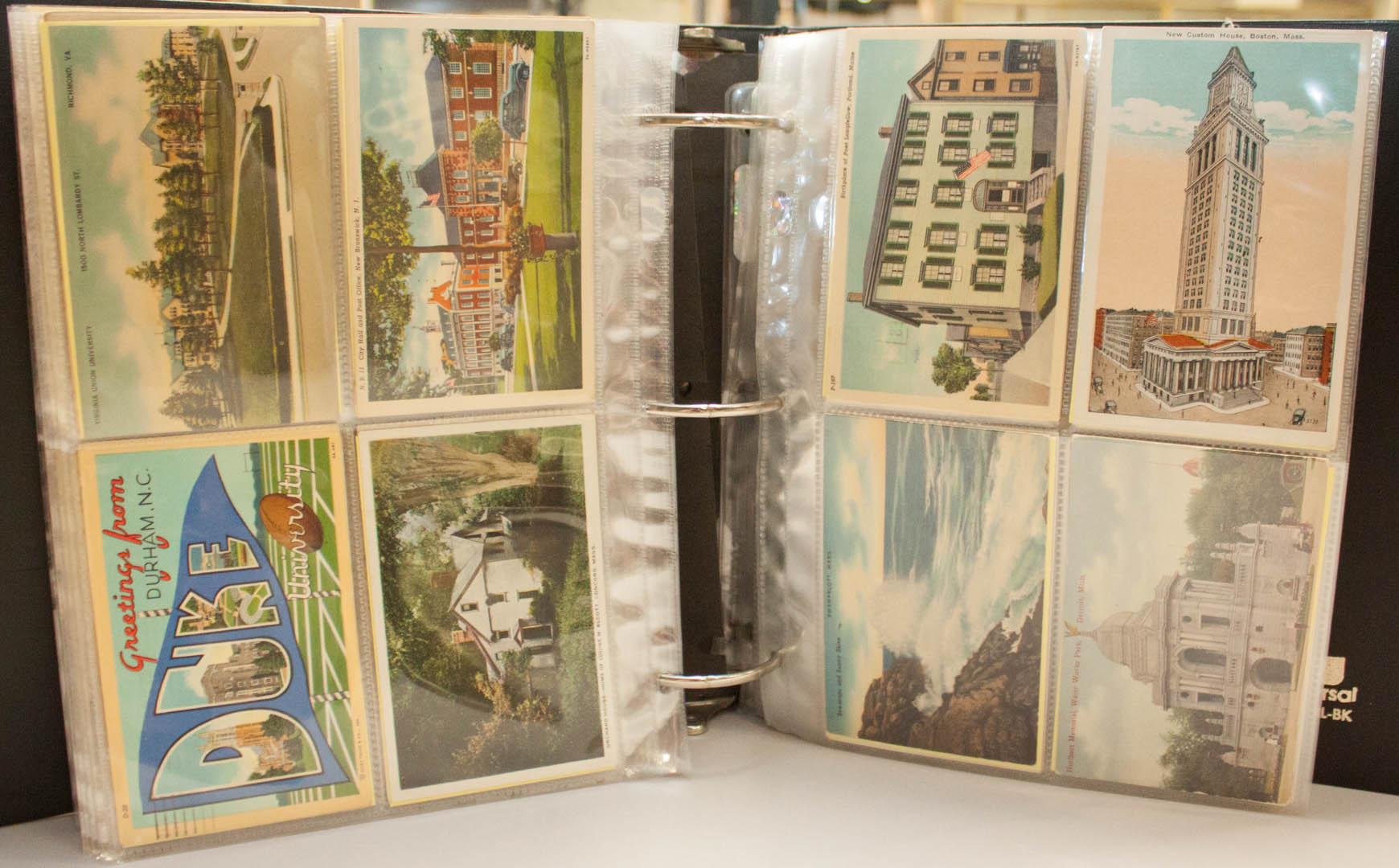 Appraisal: Postcards About pieces Europe and U S housed in Mylar