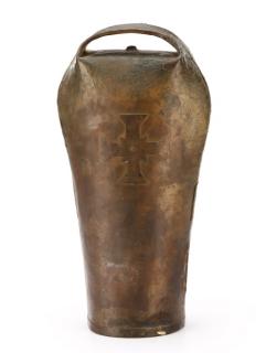 Appraisal: Scottish Bronze Bell with St Cuthbert's Cross Scottish late th