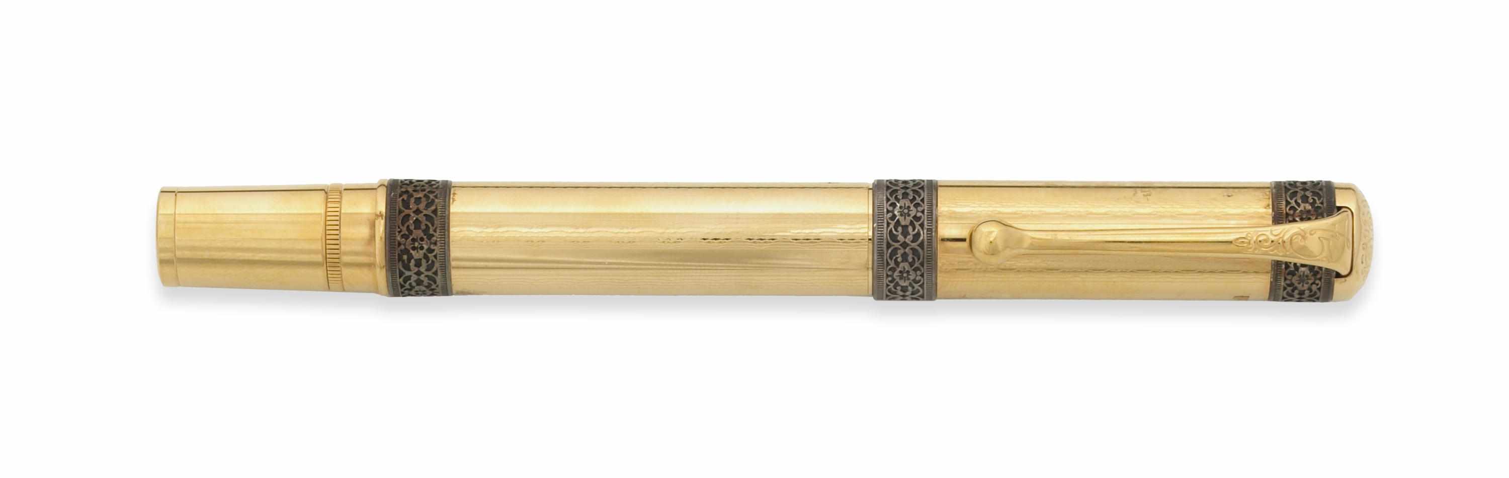 Appraisal: AURORA th Anniversary Limited Edition Fountain Pen Guilloche vermeil with