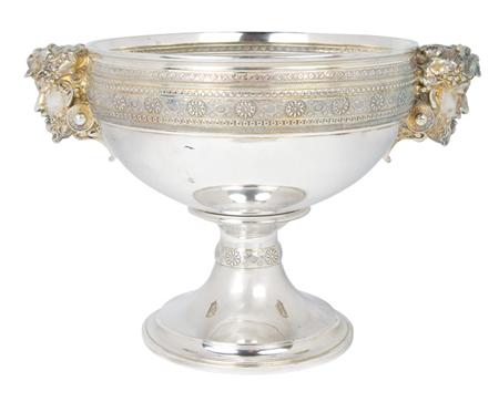 Appraisal: Tiffany Company Silver Plate Punch Bowl Estimate -