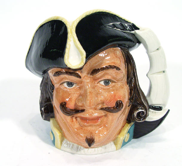 Appraisal: Large hand painted Royal Doulton character jug Captain Henry Morgan