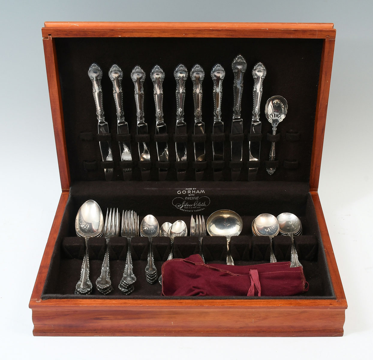 Appraisal: PC GORHAM ''ENGLISH GADROON'' STERLING FLATWARE Approx Troy ounces Comprising